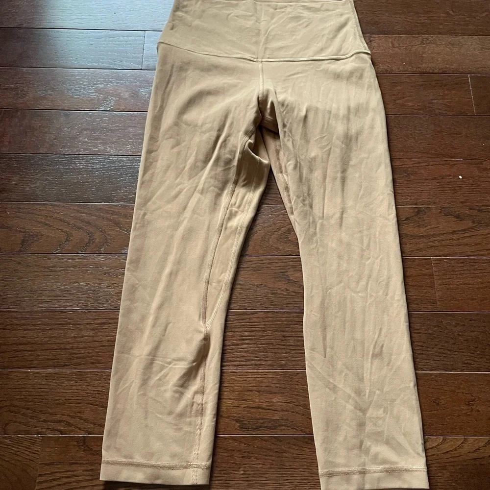 Lululemon Athletica Saddle Brown Align Crop Leggings